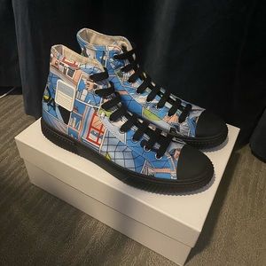 Prada Canvas High Tops